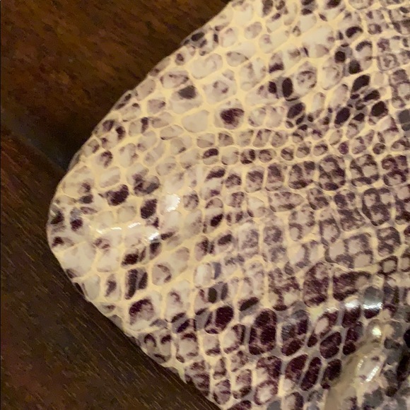Brighton Snakeskin Print Clutch or Crossbody EUC! - Picture 13 of 16